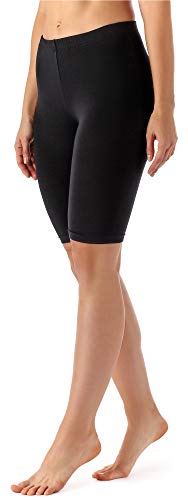 Merry Style Leggins Cortos Mallas Deportivas Mujer MS10-145 (Negro, L)