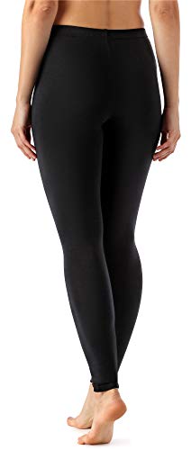 Merry Style Leggins Largos Mallas Deportivas Mujer MS10-143 (Negro, XL)