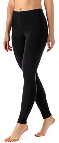 Merry Style Leggins Largos Mallas Deportivas Mujer MS10-143 (Negro, XL)