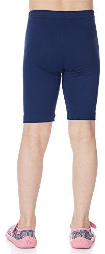 Merry Style Leggins Mallas Pantalones Cortos Ropa Deportiva Niña MS10-132 (Azul Marino, 128 cm)