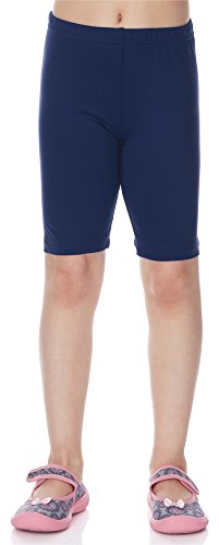 Merry Style Leggins Mallas Pantalones Cortos Ropa Deportiva Niña MS10-132 (Azul Marino, 128 cm)