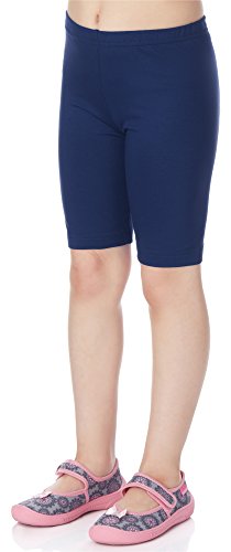 Merry Style Leggins Mallas Pantalones Cortos Ropa Deportiva Niña MS10-132 (Azul Marino, 128 cm)
