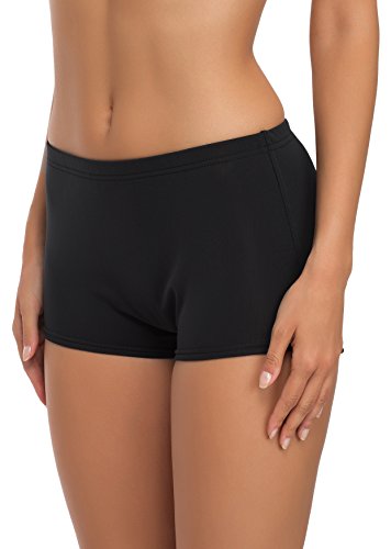 Merry Style Shorts Bañadores Deportivos Trajes de Baño Mujer Modelo L23L1 (Negro (9240), 40)