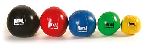 METAL BOXE mb323 Medicina Ball Mixta, Color Rojo, tamaño 4 kg, 4