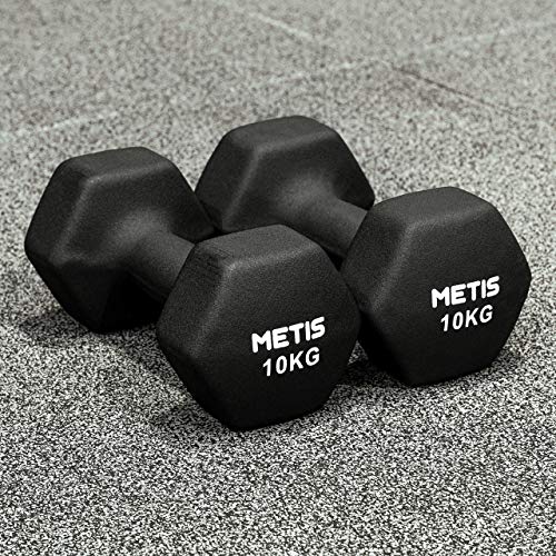 METIS Mancuernas │ Pesas │ Ejercicio en Casa │ Musculación y Fitness (3kg)