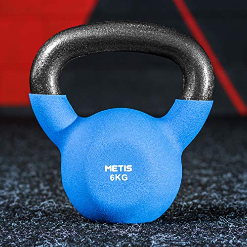 METIS Pesas Rusas Kettlebells │Mancuernas │ Ejercicio en Casa │ Musculación (10kg)