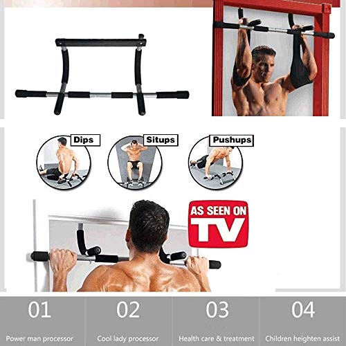 MGIZLJJ Multifuncional montado en la Pared Barra del Levantamiento/Chin Encima Bar, Barra del Levantamiento - Accesorios for el hogar y la Cubierta Gimnasio Fuerza aparatos de Ejercicios Parte Super