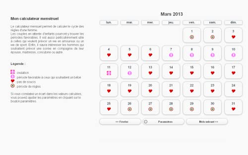 Mi calculadora menstrual