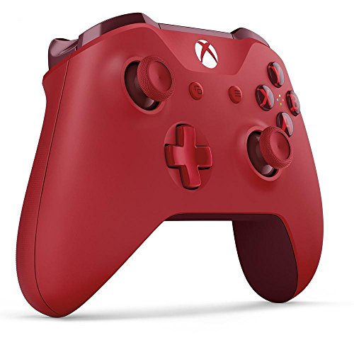 Microsoft - Mando Inalámbrico, Color Rojo (Xbox One), Bluetooth