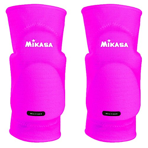 Mikasa Kobe - rodilleras para adulto, color Rosa Neón (Neonpink), talla única