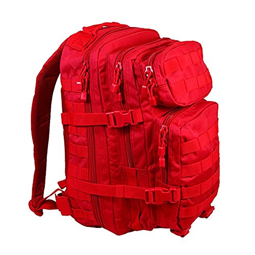 Mil-Tec EE.UU. Mochilla Assault Pack (Small/Rojo)