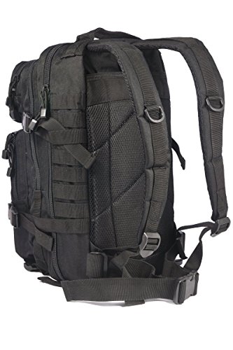 Mil-Tec - Mochila tipo militar (20 L), color negro