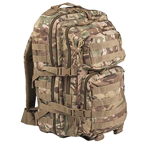 Mil-Tec Us Assault Pack - Mochila tipo militar Unisex, Beige, L