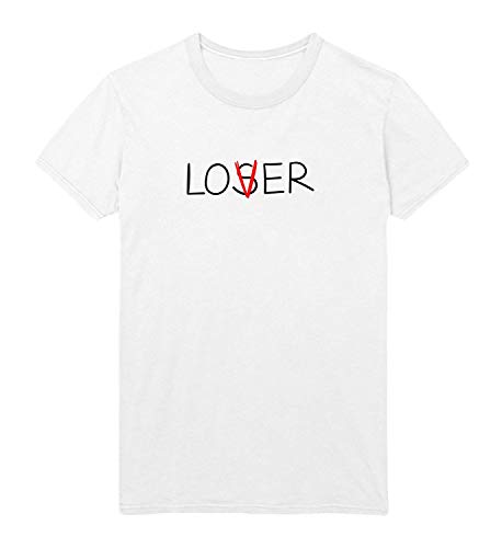 MiMiTee Loser Life Change Lover Verano Camiseta de algodón Hombre Carta de Letra Transpirable Manga Corta Creativo Gráfico Casual tee Hogares al Aire Libre