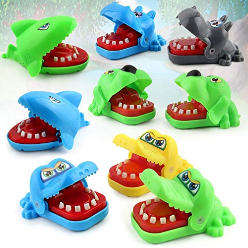 Mini Bite Toy Bite Shark Bite Hand Crocodile Bad Dog Spoof Juguete creativo Color aleatorio