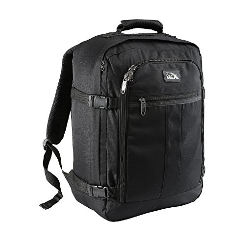 Mini Metz Mochila de Equipaje de Mano de 30 litros – 45 x 35 x 20 cm. (Negro)