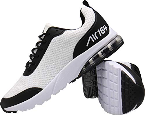 Mishansha Ligeras Zapatos de Deporte para Masculino Femenino Respirable Zapatillas Running Unisex Adulto Antideslizante Goma Running Shoes Transpirables Malla Fitness Zapato, Sneaker Blanco 41