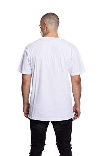 Mister Tee MT550_00220_XS Hombre Flamingo Camiseta-Blanco, Men's