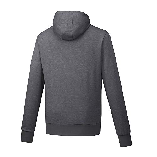 Mizuno Heritage Sudadera con Capucha y Cremallera para Hombre, Sudadera con Capucha Heritage Zip., Hombre, Color Gris, tamaño L