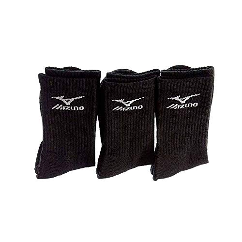 Mizuno Training 3p Socks Medias, Unisex Adulto, Black/Black/Black, XL