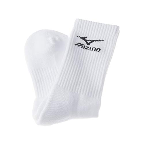 Mizuno Training 3p Socks Medias, Unisex Adulto, White/White/White, S