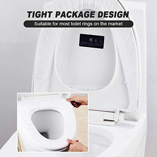 MJYT 10/20Pcs Travel Toilet Cover Non-Woven Disposable Hotel Toilet Seat Covers