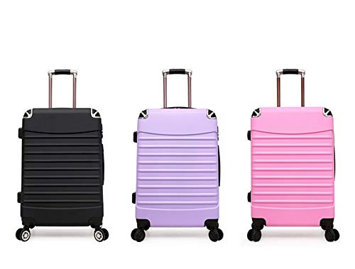 MLGB Trolley caseRolling Spinner Equipaje Maleta de Viaje Mujer Trolley Case con Ruedas Embarque de 20 Pulgadas Carry On Box Laptop Business Bolsas de Viaje 24"A