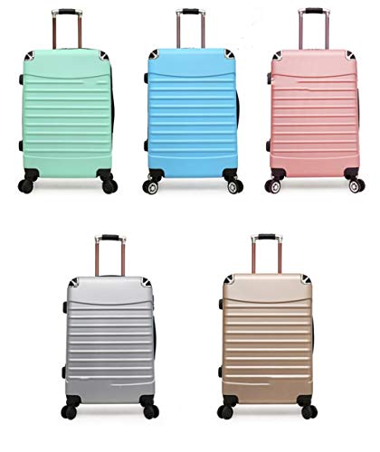 MLGB Trolley caseRolling Spinner Equipaje Maleta de Viaje Mujer Trolley Case con Ruedas Embarque de 20 Pulgadas Carry On Box Laptop Business Bolsas de Viaje 24"A