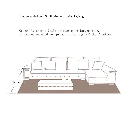 MLKUP Alfombrilla con Motivos Geométricos, Mesa De Centro, Dormitorio, Almohadilla para Pie De Cama, Adecuada para Dormitorio, Baño, Sala De Estar, Jardín De Infantes 160x230cm