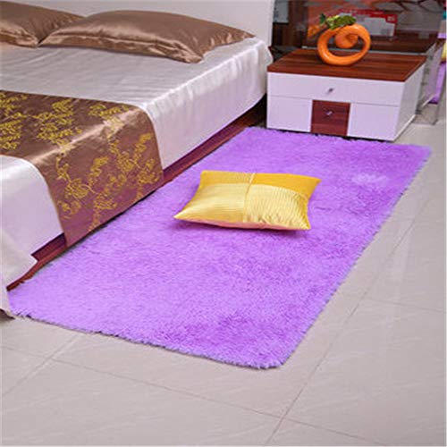 MLKUP Terciopelo De Coral, Estera Agradable para La Piel, Estilo Japonés, Cuatro Estaciones, Mesa De Centro, Dormitorio, Almohadilla para Pie De Cama, Adecuada para Dormitorio, Baño, Sal 40x40cm