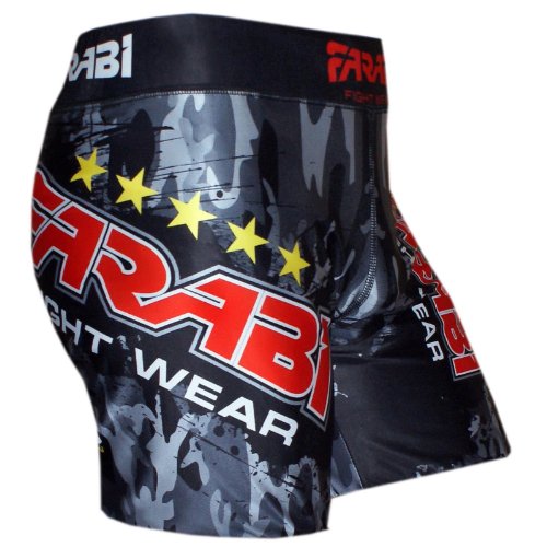 MMA vale tudo short grappling fight training match compression tight by Farabi (XL)