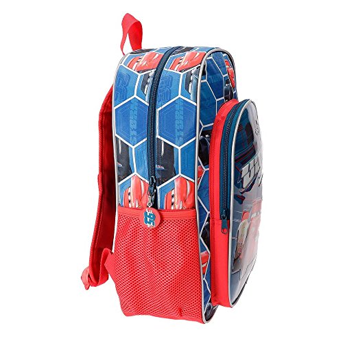 Mochila Cars Ultra Speed 38cm adaptable a carro