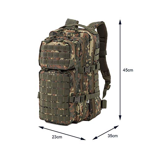 Mochila de asalto militar Matthias Kranz, 30 litros., color camuflaje, tamaño 30 litros