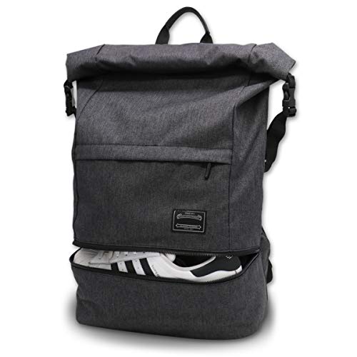 Mochila portátil, Mochilas Escolares, Macuto de Viaje ITSHINY Bolsa de antirrobo Roll Top Bolsa Escolar Mochila Casual de día Ligera y Resistente al Agua para Hombre Mujeres hasta 15,6 Pulgadas