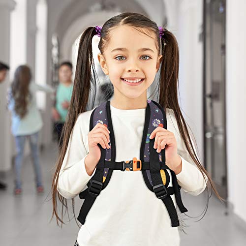 Mochilas Escolares Infantiles, Space Planets Impreso Personalizado Ligero Preescolar Bolsa para Niñas Niños