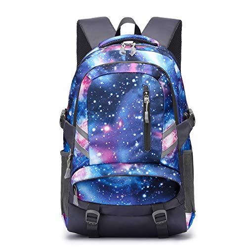 Mochilas Escolares Juveniles, Mochila PortáTil para NiñOs NiñAs se Adapta a 15.6 Pulgadas PortáTil Unisex Ligera 30L Mochila Universitaria con Puerto USB para Mujeres Hombres