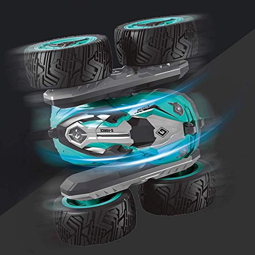 Modelo del coche de 360 ​​grados tirón truco de doble cara del coche absorción de choque en las cuatro ruedas todo terreno del vehículo Calle LED juguete ligero eléctrico remoto de coches de control d