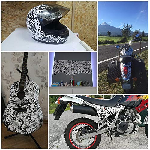 Modou P120 Pegatinas para Portátil Graffiti Sticker Coche Motocicletas Bicicletas monopatines