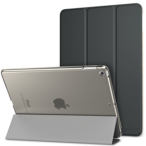 MoKo Funda para 2018/2017 iPad 9.7 6th/5th Generation - Ultra Slim Función de Soporte Protectora Plegable Smart Cover - Gris Espacial (Auto Sueño/Estela)