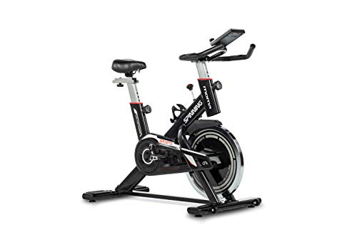 Moma Bikes - Bicicleta Spinning con Volante de Inercia de 24 kg, Negro