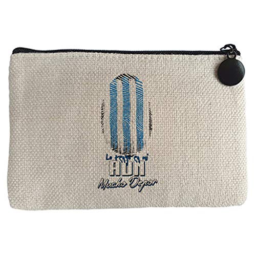 Monedero lo tengo en mi ADN Depor fútbol - Beige, 15 x 10 cm