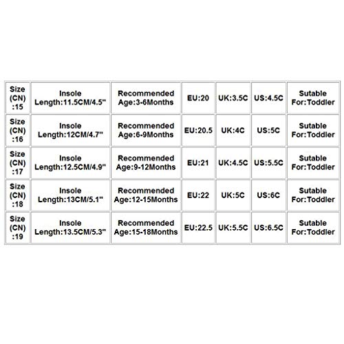 Moneycom - Zapatos romanos para recién nacidos con suela suave, antideslizantes, para exteriores, suaves, con cristales ligeros, Rosa (rosa), 20 EU