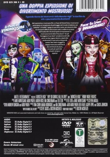 Monster High - Perche Gli Spiriti Si Innamorano? /  Le Paure Del Venerdi' Sera [Italia] [DVD]