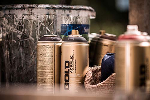 Montana Cans 285783 Montana Spray 400 ml de oro Shock Colors, gld400 de S9000 de shock Black