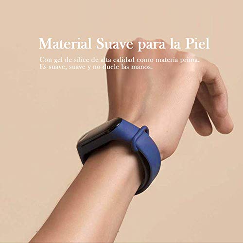 Monuary 15 Piezas Correas para Xiaomi Mi Band 4 / Mi Band 3 Pulsera Reloj Silicona Banda para Xiaomi Mi Band 4 Reemplazo - 15 Colores