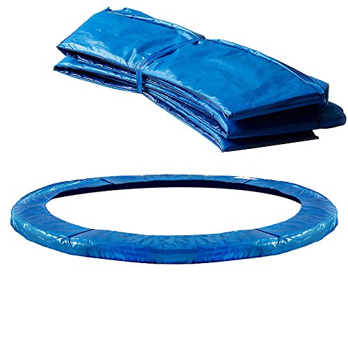 Monzana Deuba Cojín de protección Azul de PVC Cubierta para Cama elástica Borde resortes trampolín de 183 cm Exterior