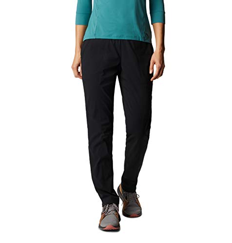 Mountain Hardwear Dynama - Pantalón para mujer, con forro para senderismo, escalada, cross-training, o uso diario, color negro - Grande Regular