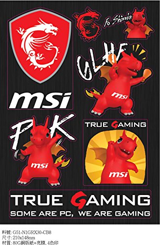 MSI GE/GS Xmas - Pack de Gaming (Mochila, ratón DS B1, Pegatinas, Alfombrilla)