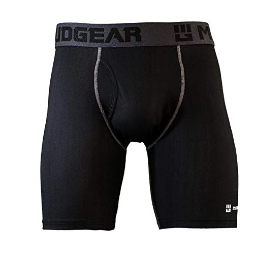 Mudgear Baselayer Compressie Boxershort Zwart Size : S