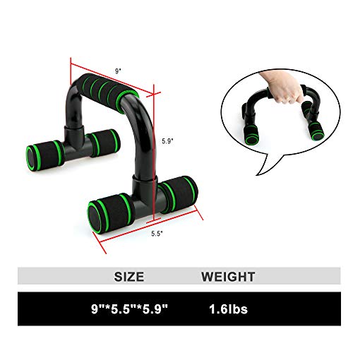 MUEUSS Soporte para Flexiones Push Up Bars Stand - Gimnasio en casa Ejercicio Rutina de Ejercicio Formación - Bueno para Tu Entrenamiento Muscular - Mango de Espuma